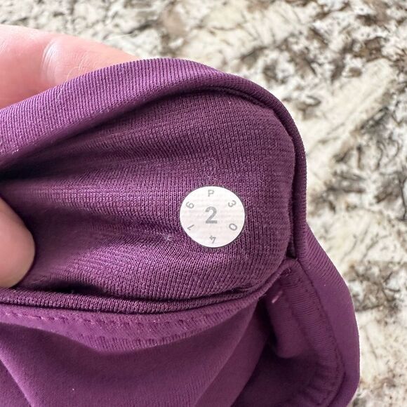 Lululemon Hot Like Agni Crop (23")Darkest Magenta - Picture 9 of 9